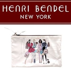 HENRI BENDEL NEW YORK➕NWT Meghan Hess Runway Girls Cosmetic Bag